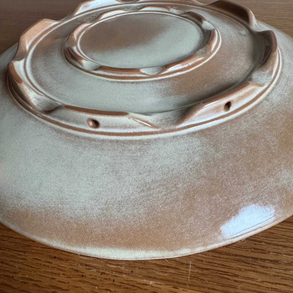 Frankoma Pottery‎ Mayan Aztec 7FC Chop Plate Platter 15 Inch Desert Sand Glaze